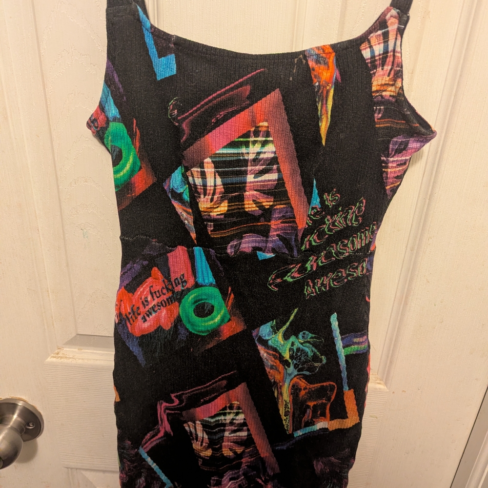 Desigual Multicolor Artistic Dress